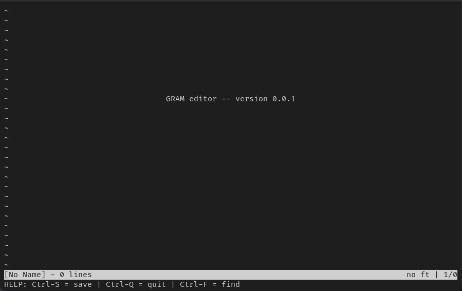 GRAM Editor